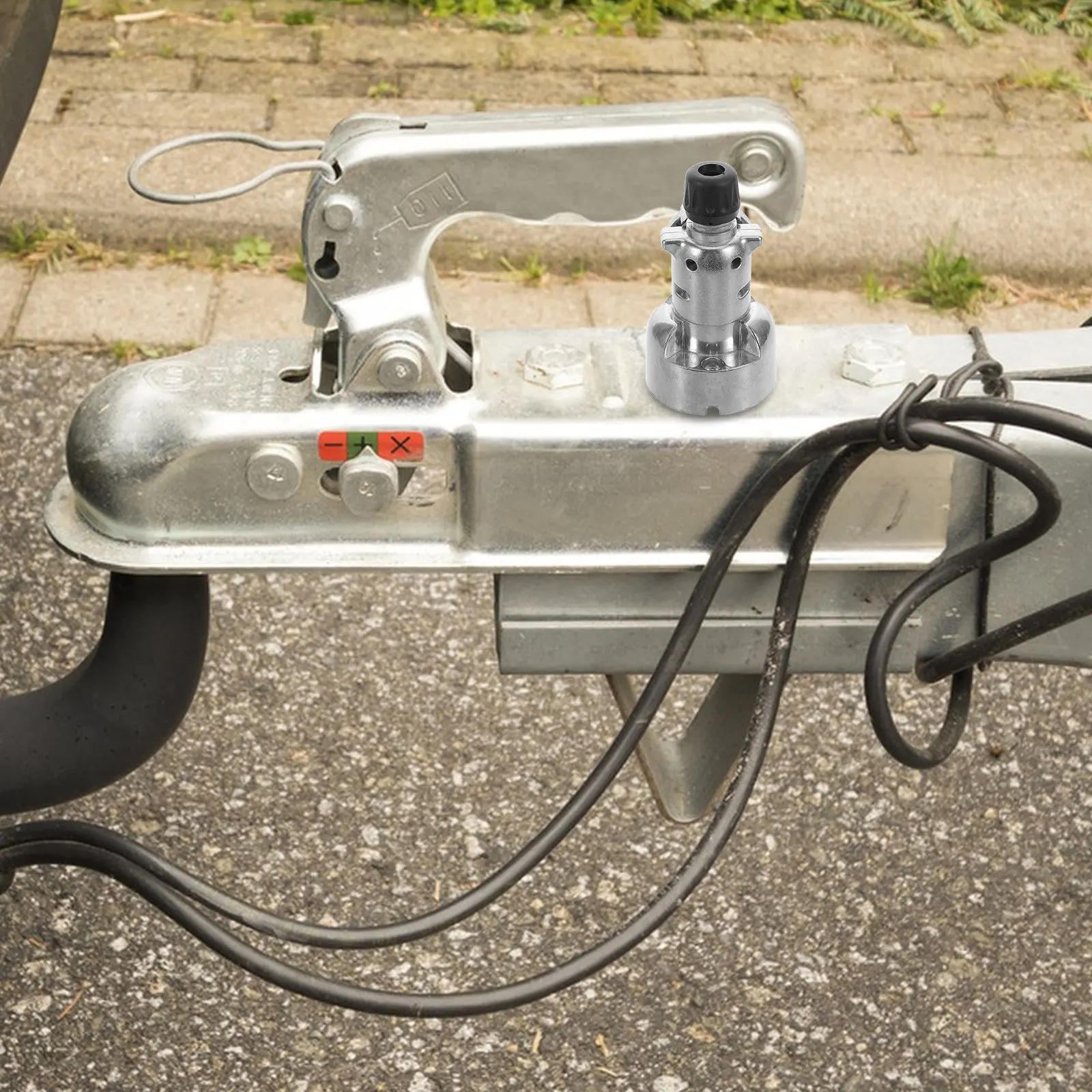 

7-контактный адаптер для прицепа, электрический разъем для грузовика, автодома, жгут проводов, алюминиевый штекер, подсветка прицепа