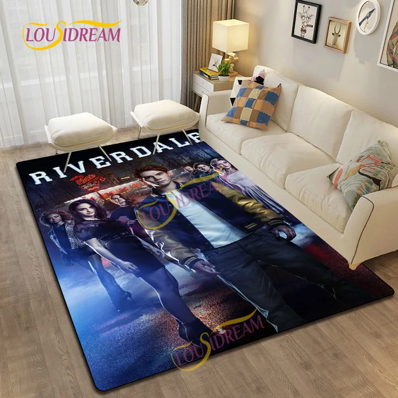 3D Riverdale Printed mysteries Style Soft Rug Flannel Soft Bedroom Living Room Kids Room Home Decor Play Yoga Area Rug carpet.