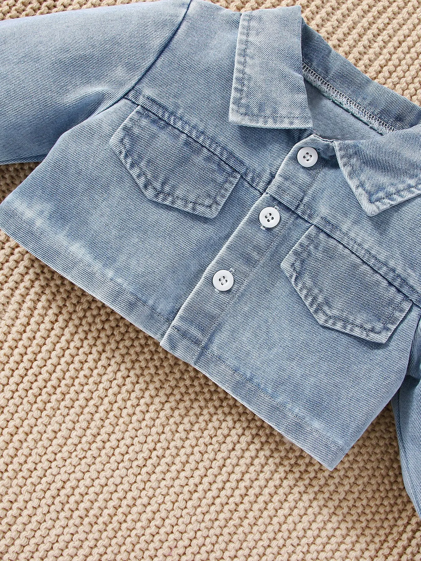 Manteau en Denim pour Bébé, Jupe à Fleurs, Deux Pièces Décontractées, Mode de Rue pour Nouveau-Né, Vêtements de Vacances en Plein Air, Printemps et Automne