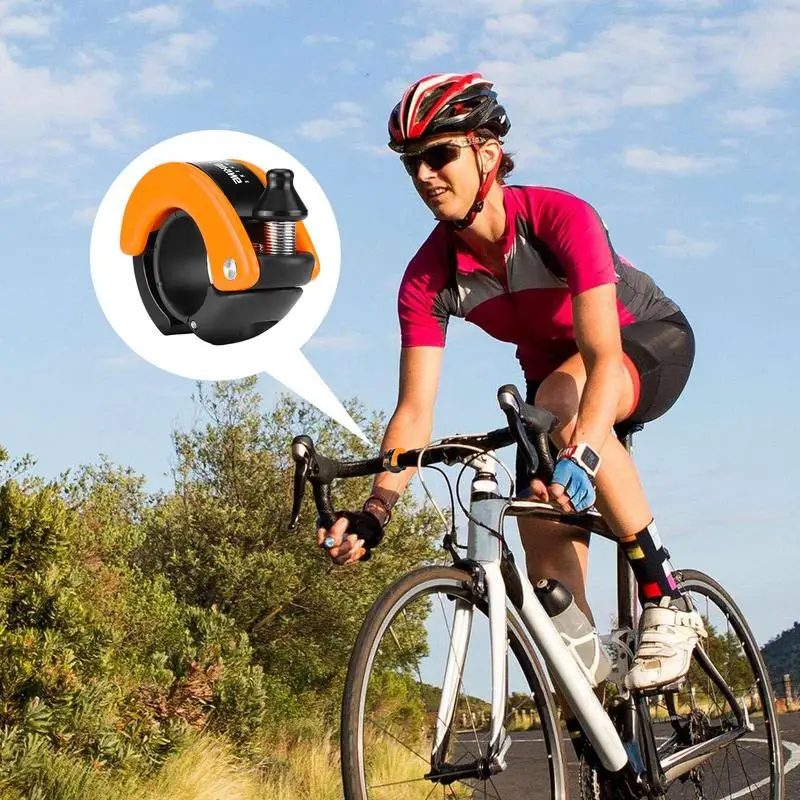 Bicycle Bell Aluminum Alloy Hide MTB Bells Mini Adults Bike Horn Loud Sound Effortless Dialing Bell For Scooter Youth Bike