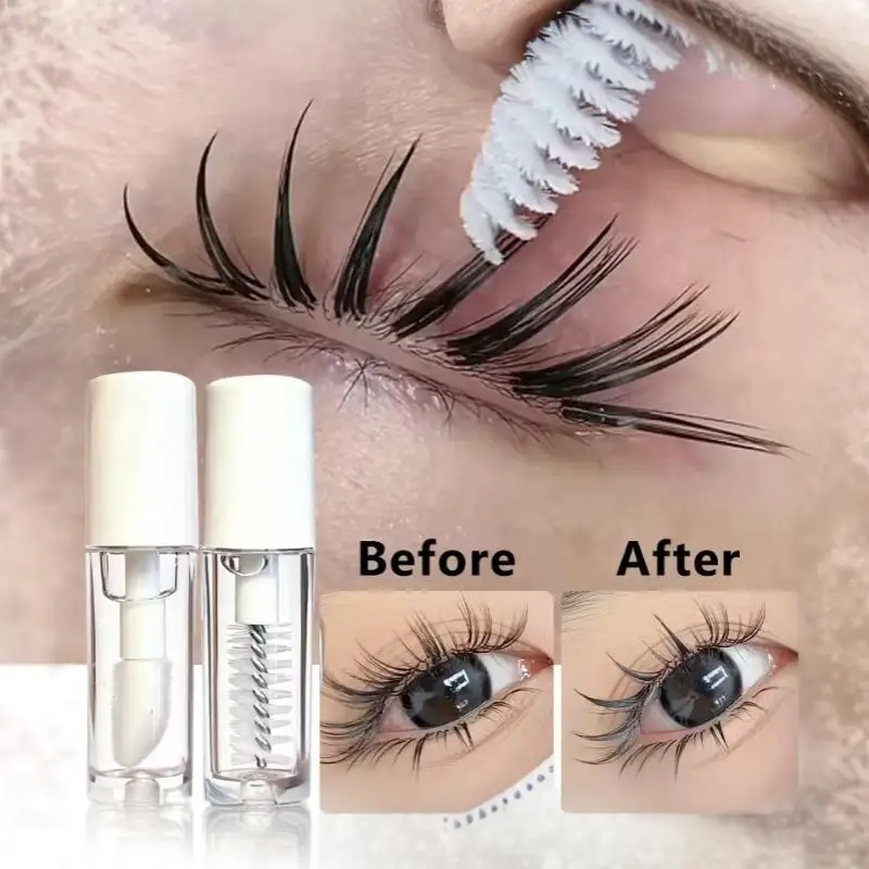 1/2/4Pcs Fast Drying Soft Brush Eyelashes Styling Gel 1.5ml Mini Lash Styling Sealant For Salon Household Makeup Tools