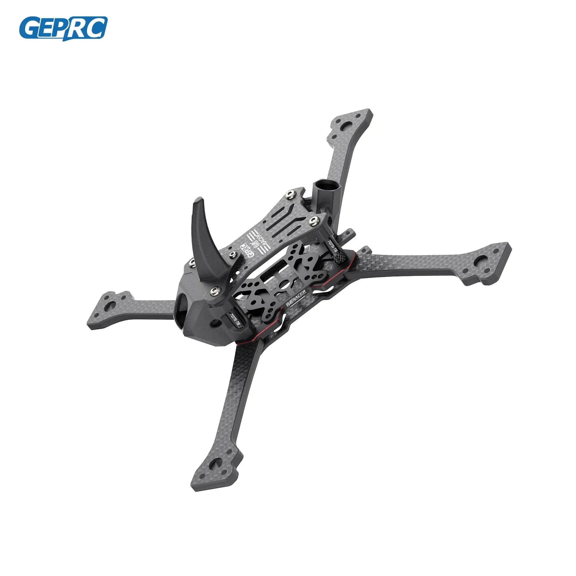 GEPRC Racer Frame Parts Racing Frame 3D Shark Fin 7075 Aviation Aluminum Alloy Splint FPV Quadcopter DIY RC for Drone