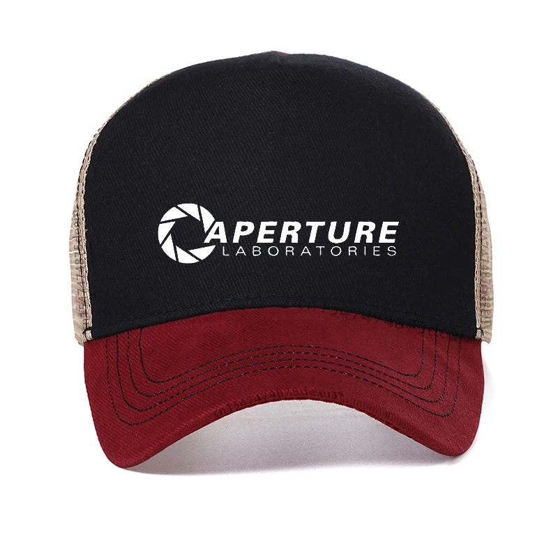 

Portal men hat Aperture Laboratories baseball cap The Cake Is A Lie Half Life unisex summer cool mesh trucker hats Snapback