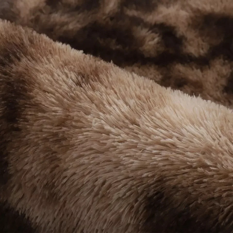 Graue Batik-Shaggy-Teppiche Ultra Weiche Rutschfeste Plüsch-Teppiche Schlafzimmer Wohnzimmer Kinderzimmer Große Größe Wohndekor Bodenmatten – Detail 31