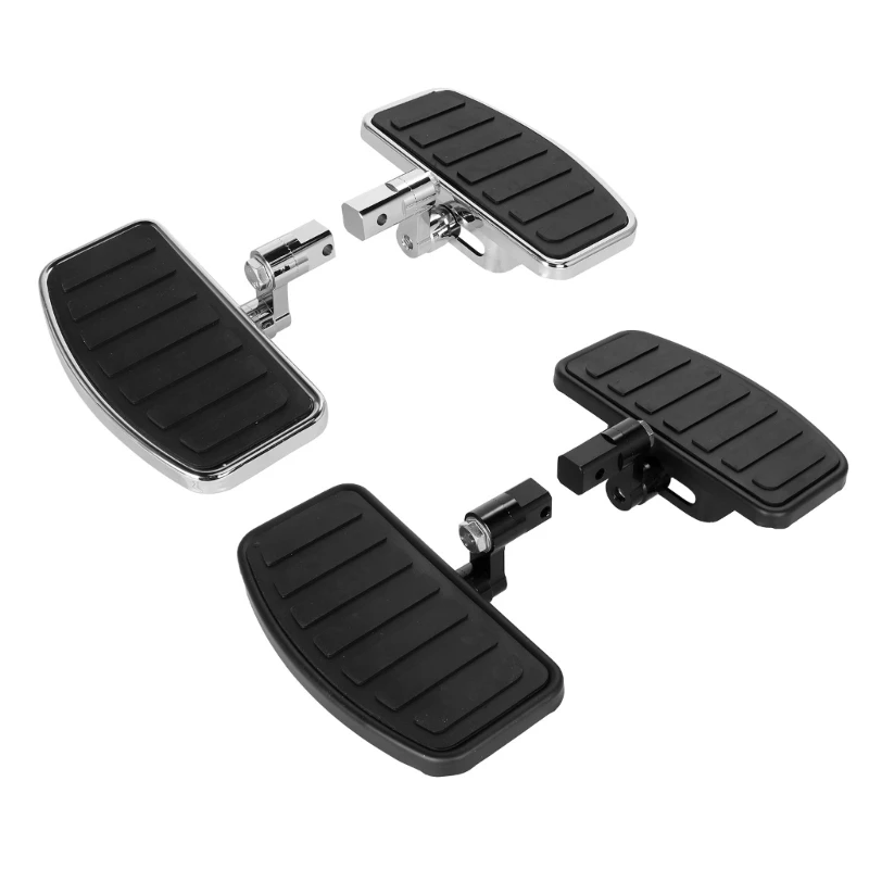 M68B Motorcycle Foot Peg Replacements Non Slip Rubber Foot Pegs Set for Series Ergonomic Design Enhanced Ride Comfort