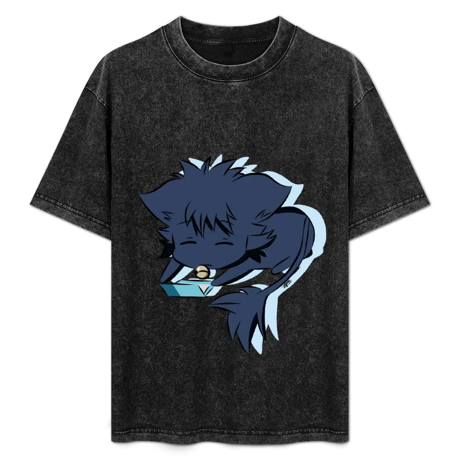 

Kuro (Servamp) Sleepy ash sin of sloth T-Shirt Basic Simple Design Short Sleeve Shirt