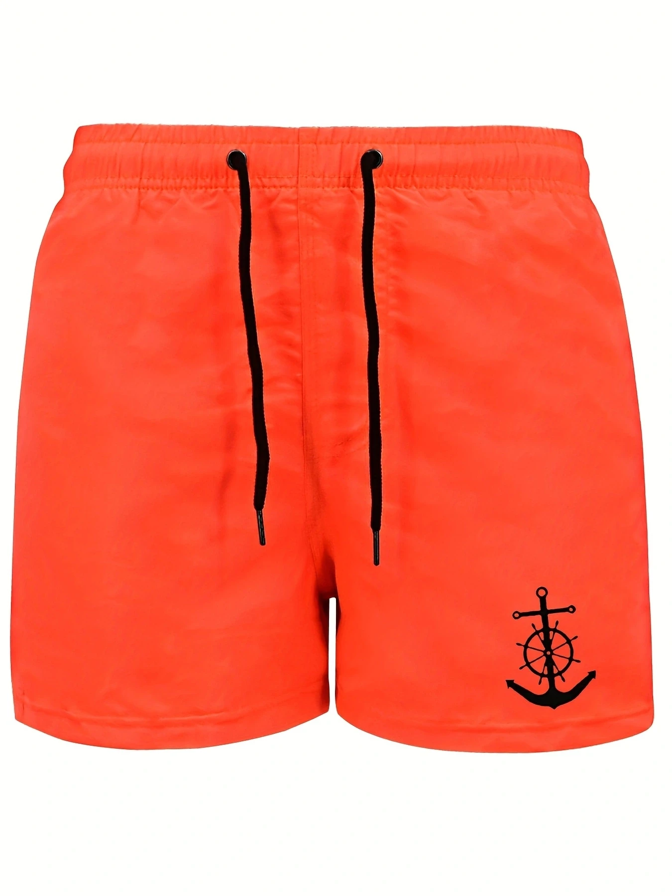 

Men's Beach Pants Double Layer Design Anchor Print Surfing at the Beach First Choice Comfortable Lightweight Summer Shorts