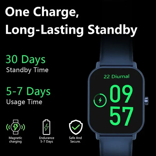 Imagen 2 del producto Reloj deportivo para niños con pantalla HD, reloj inteligente con correa de silicona, reloj de pulsera electrónico resistente al agua para niños y niñas, regalo para niños