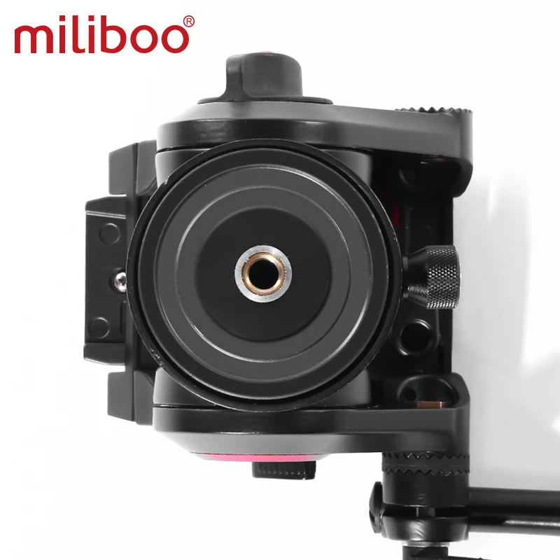 miliboo MTT705Ⅱ Camera Video Monopod with Fluid Drag Head Professional Camera Stand for DSLR, Camcorder Travel 10kg load