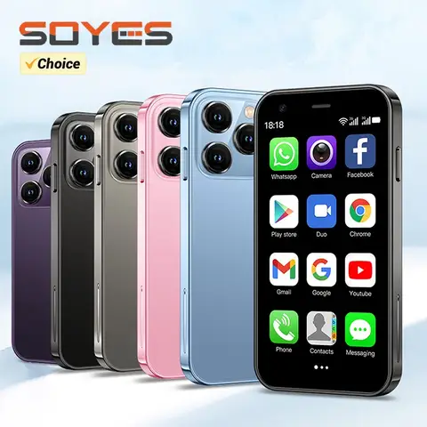 Mini smartphone SOYES XS15, écran 3,0 pouces, Android 8.1, double SIM, 2 Go de RAM, 16 Go de ROM, réseau 3G, téléphone de secours, petit téléphone
