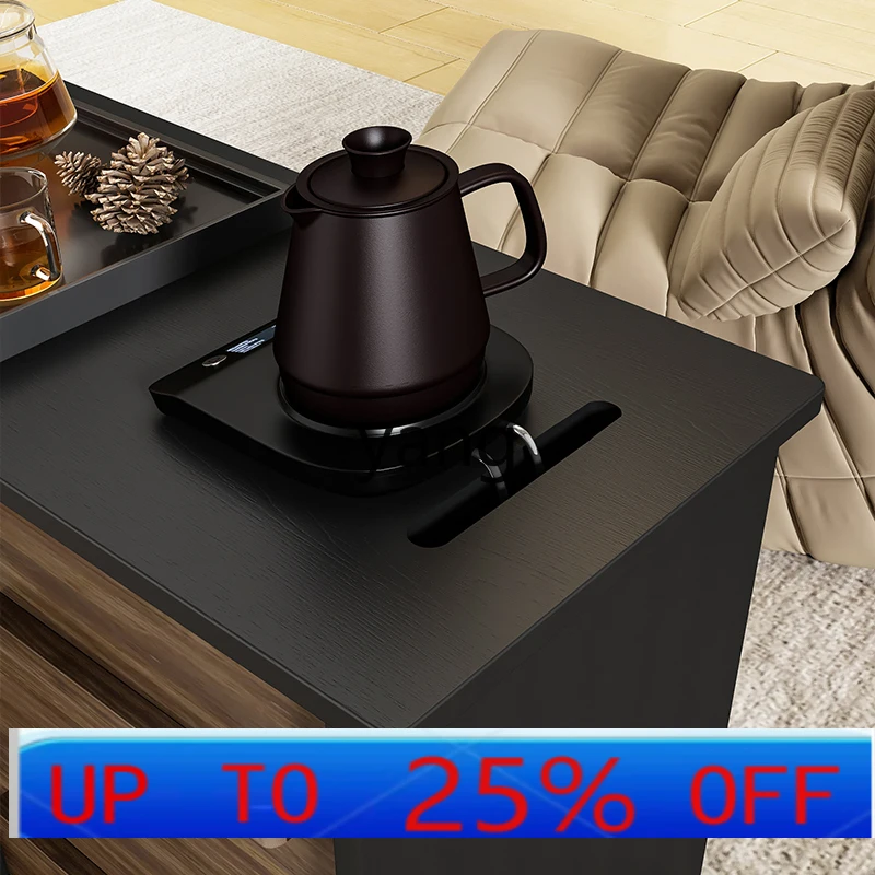 

LMMremovable coffee table trolley living room multi-functional tea storage side cabinet