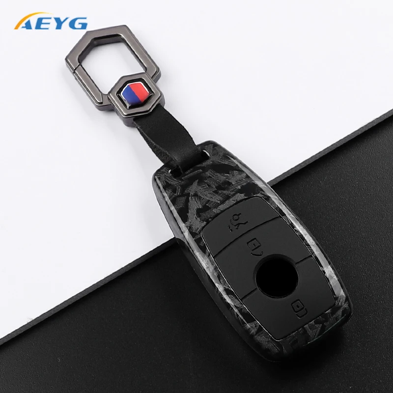 סיבי פחמן abbs מקרה מפתח המכונית mרקדס בנץ a ג s glc גלז ז ל gls cla מחלקה w205 w213 w177 x167 w222 g63 amg maybach