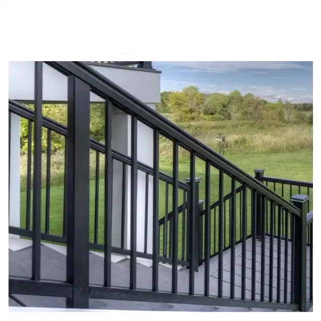 Simplify Aluminum Railing with Black Color for Viall Deck Railing and Stairs Railing