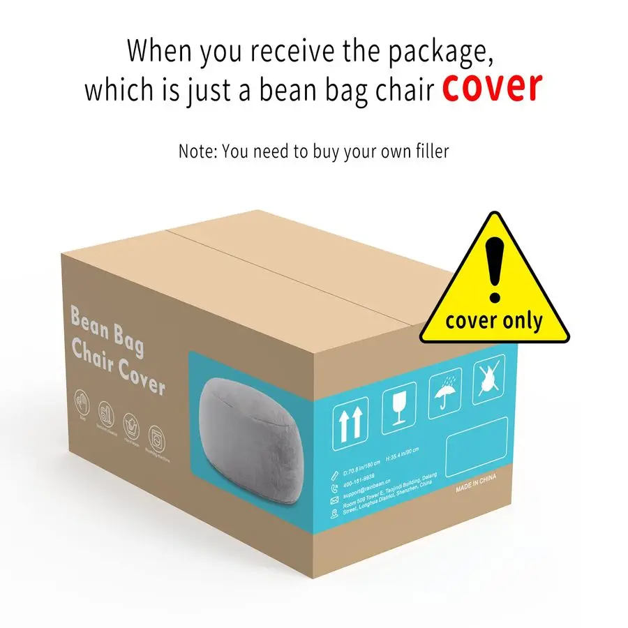 Velvet Bean Bag Cover 6