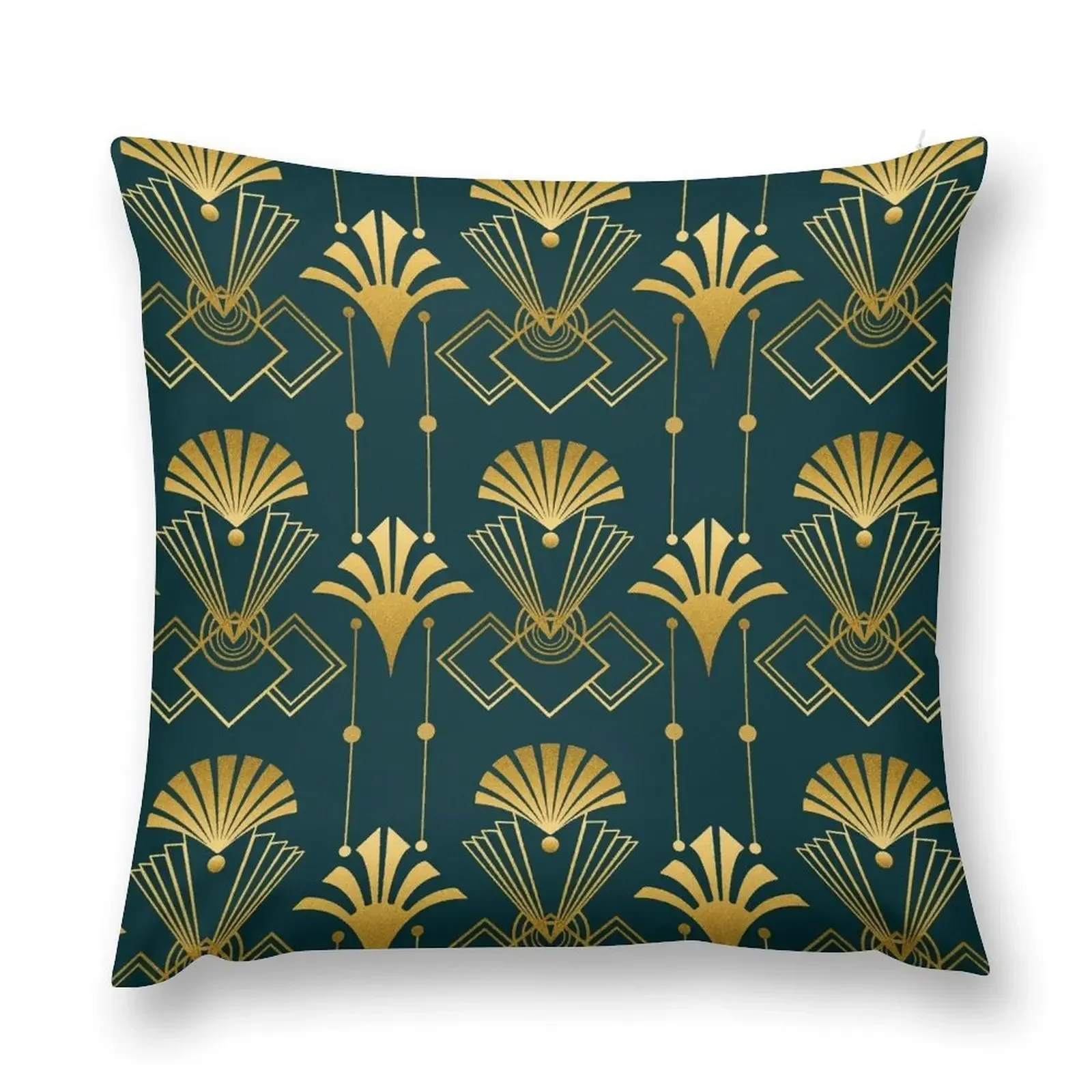 

Art Deco Golden Elegance Throw Pillow Pillow Case Cushions Cover pillow