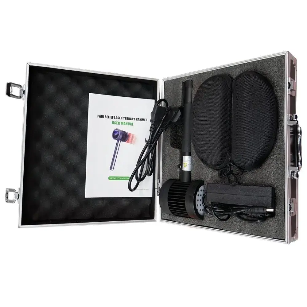 

Multi-Species Laser Therapy Device 650nm 808nm - Effective Pain Relief for Human Muscle Injuries & Pet Joint Problems