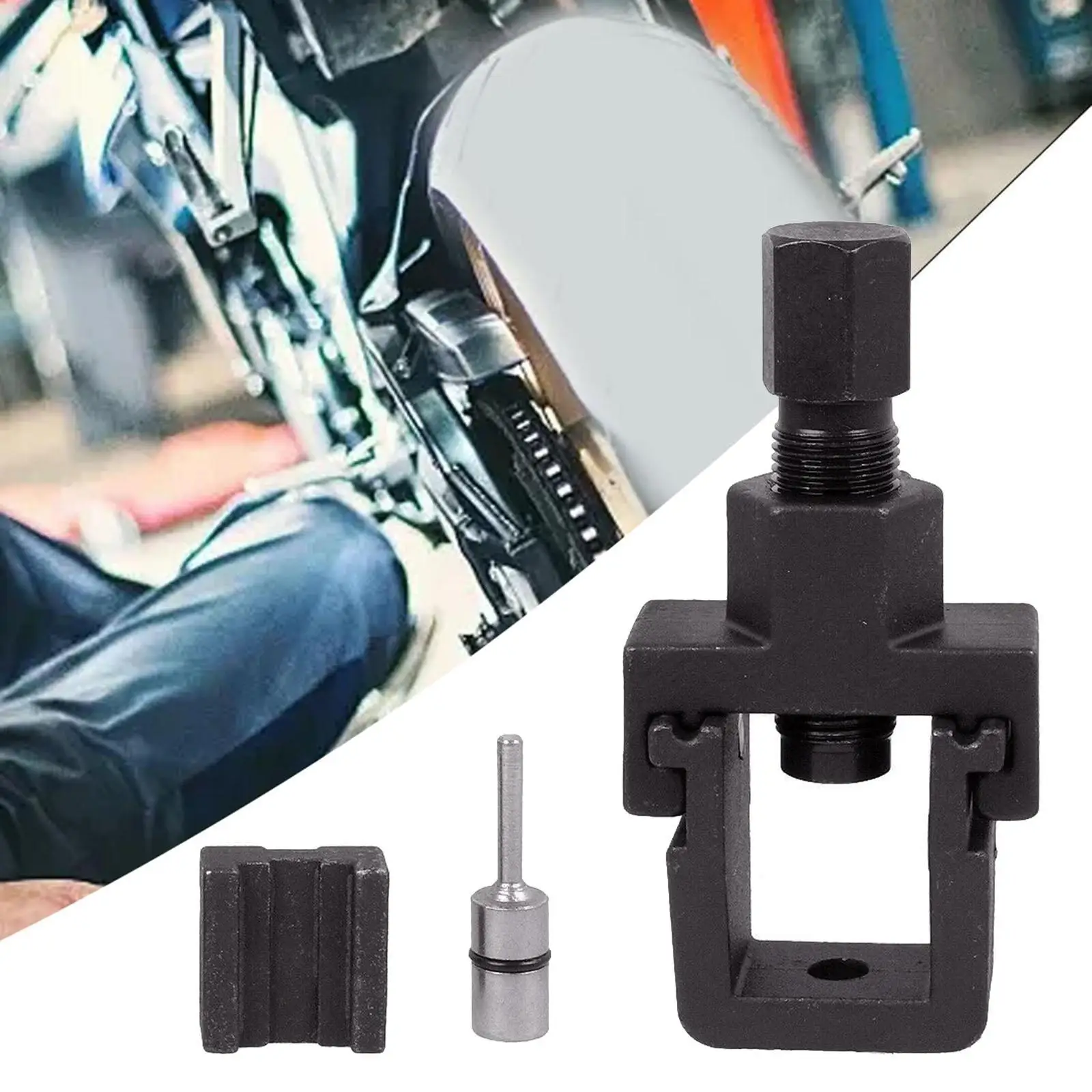 

Motorcycle Chain Removal Tool Comfortable Handle Multipurpose Repair Tool Chains Disassembly for Mountain Bike Outdoor