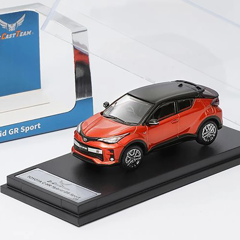 DCT 1:64 CHR CH-R Hybrid GR Sport SUV Auto in lega Fonde sotto pressione e veicoli giocattolo Modello in scala in miniatura per bambini