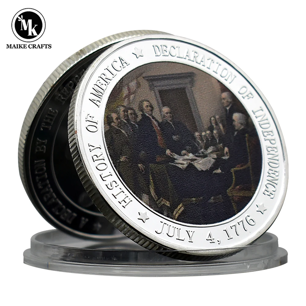 

Declaration of Independent Coin History of America Challenge Coin Commemorative Gifts