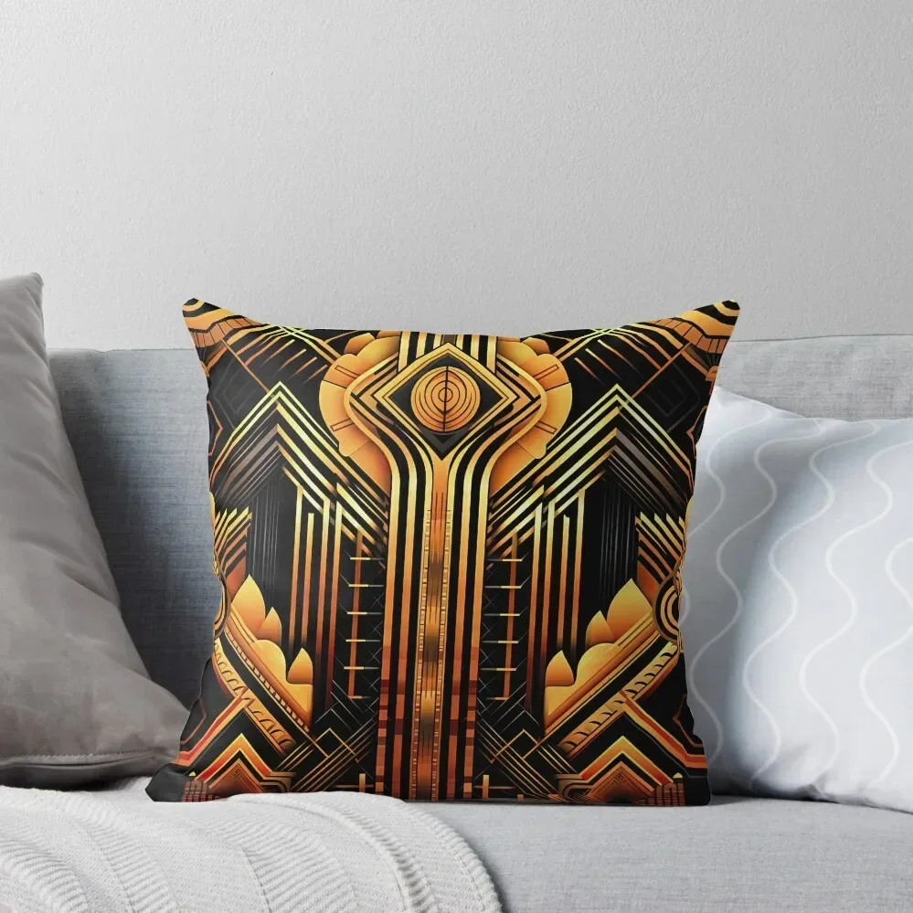 

art deco Throw Pillow New year sleeping pillows bed pillows luxury decor pillow