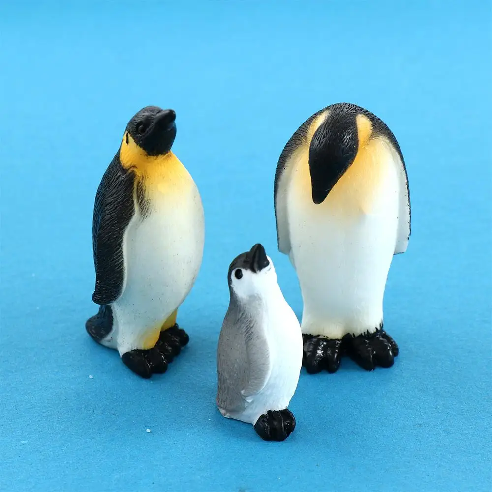 DIY Mini Penguin Iceberg Seal Model, Winter Figure, Miniature Figurine Toy for Children Gift Birthday Home Decoration