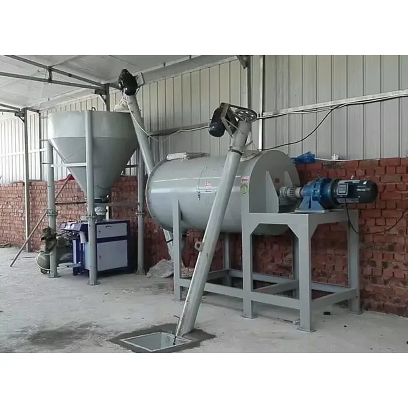 Mini Dry Mortar Plant Manufacturer and Tile Adhesive Making Machine Dry Mortar Machines