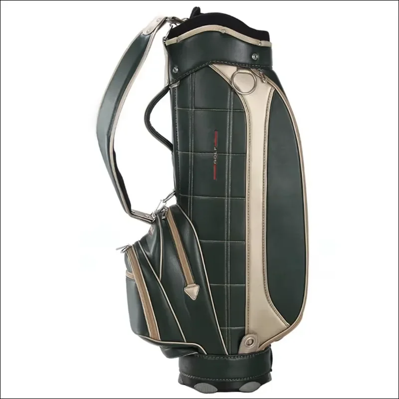 Premium Custom PU Leather Golf Bag Stand Type for Men Outdoor Sports High Quality Durable Golfing Equipment Accessory Men's