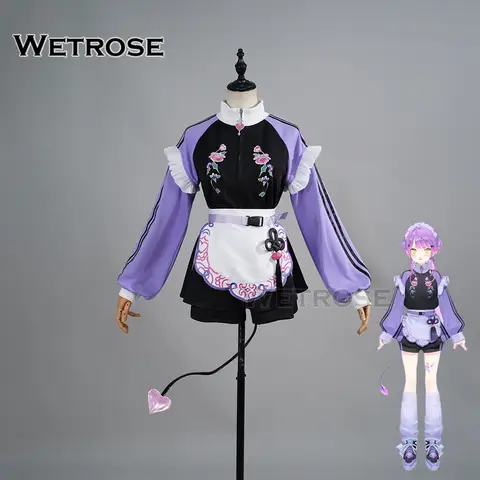 【Wetrose】 Pre-orden Hololive JP Tokoyami Towa Jersey Disfraz de sirvienta deportiva