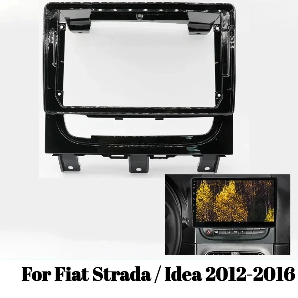 

9-дюймовая рамка для автомобильного радиоприемника для Fiat Strada/Idea 2012-2016 Android 2 Din стерео мультимедийная приборная панель 22,86 см