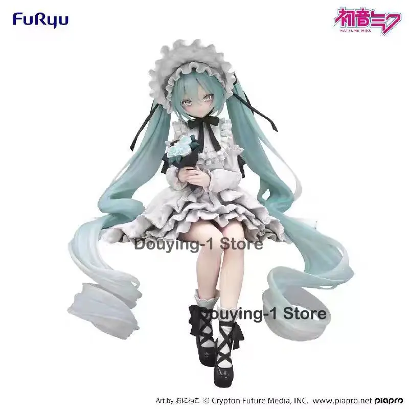 

Предпродажа, декабрь ФуРю Хацунэ Мику, классическая кукла, сидячая поза, новая подлинная фигурка, Коллекционная модель, подарок