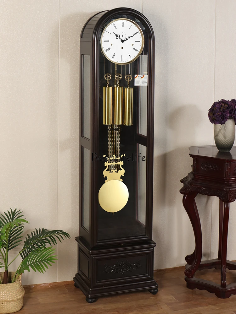 Blackwood Decorative Floor Clock Mechanical Timing the Grandfather Clock