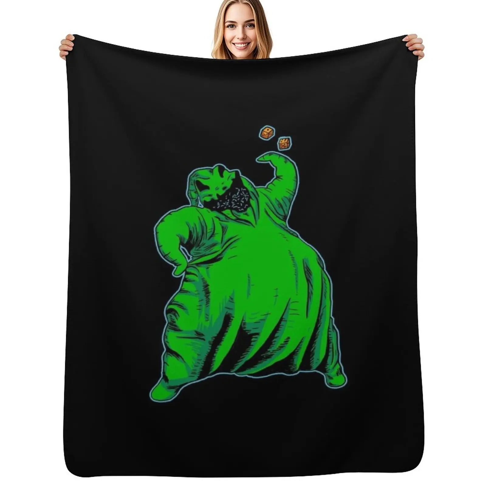 

Oogie Boogie Throw Blanket valentine gift ideas Decorative Sofa Blankets For Bed Luxury Thicken Blankets