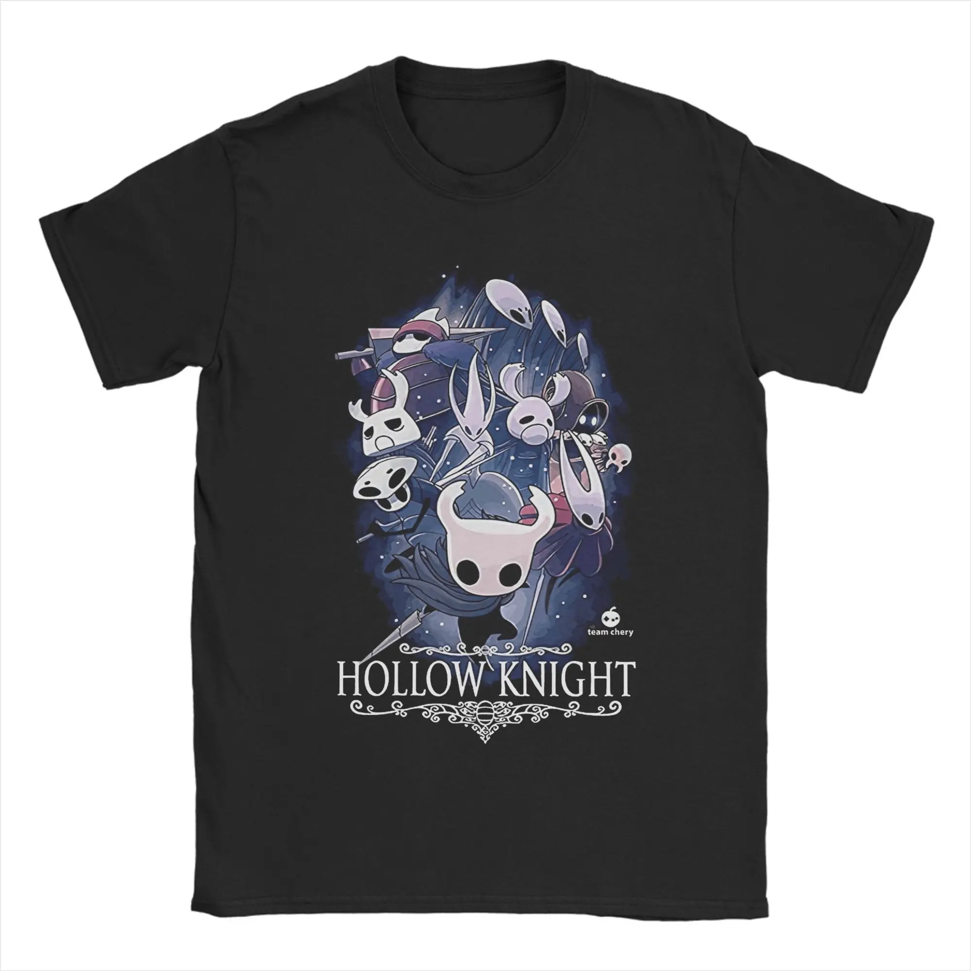 

Harajuku T Shirt Summer Hollow Knight Game Anime Manga Hippie T-Shirts Cotton Tee Shirt for Men Classic Loose Short Sleeve Tees