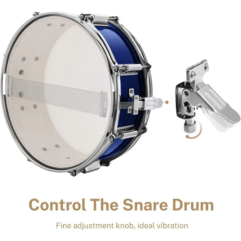 

Быстрая доставка.дюйм для взрослых, 5-компонентная полноразмерная барабанная установка для младших начинающих с педальными тарелками, подставками, табуретами и палочками, металлическими B