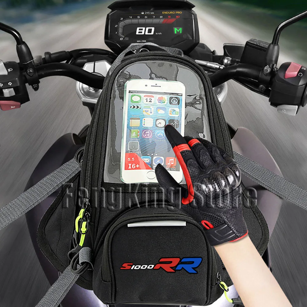 

For BMW S1000RR S 1000RR Motorcycle Magnetic Bag Riding Bag Navigation Fuel Tank Bag Large Screen