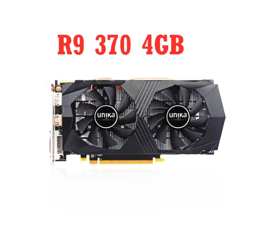 

Видеокарта R9 370 4GD5 V2 для Radeon R9 370 Series R9370 4 Гб 4G 5600 бит МГц видеокарта карта UNIKA