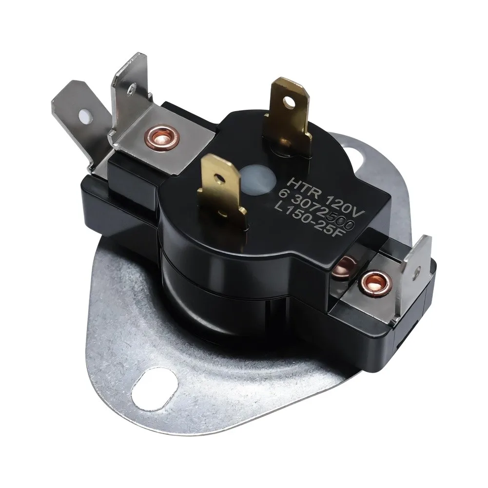WP307250 Thermostat for Dryer Overheat Protection Long Lasting Performance Metal Contacts Insulation Properties