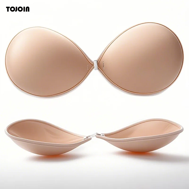 

Invisible bra cups, thickened silicone breast stickers; wireless push-up invisible bra; wedding dress silicone nipple covers.