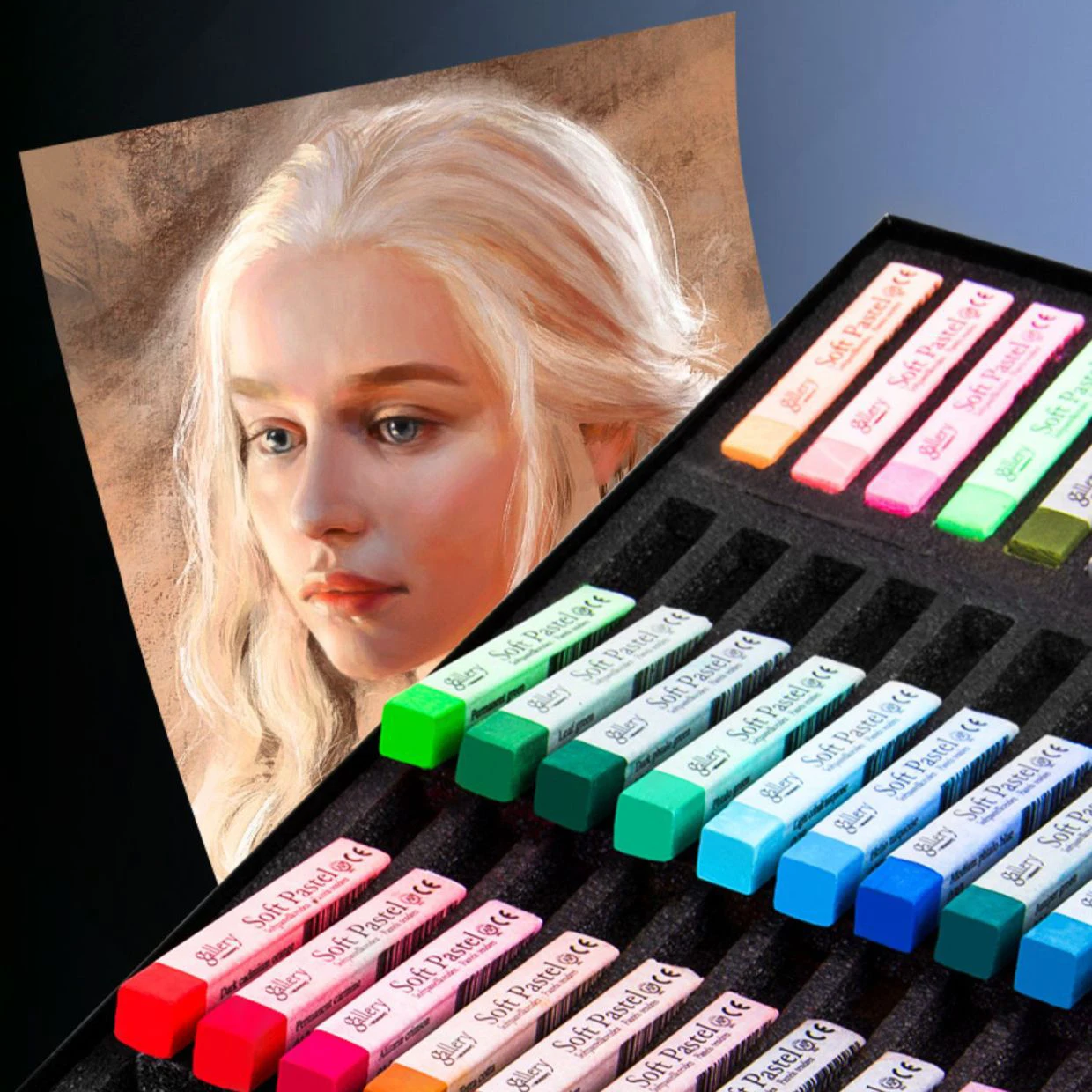 Soft Pastel Squares Chalk 24/3 - огляд і ціна Chalk Pastel Set