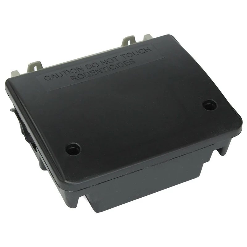 Outdoor Rodent Bait Station Professional Mouse Trap Weather-Resistant Pest Control Box for Home Garden Yard Durable ABS