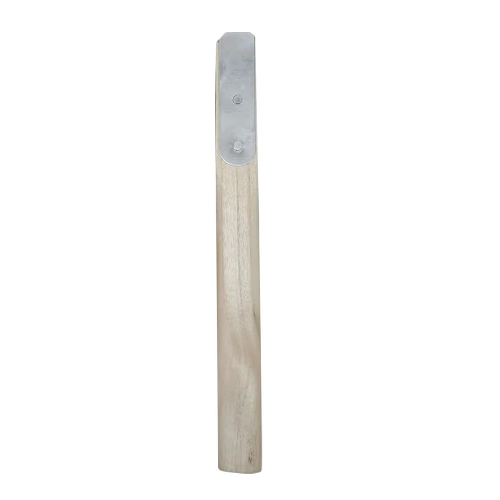 Sturdy Wooden Axe Handle Replacement Heavy Duty Solid Hickory Wood with Iron Ferrule Smooth Polished Surface for Safe