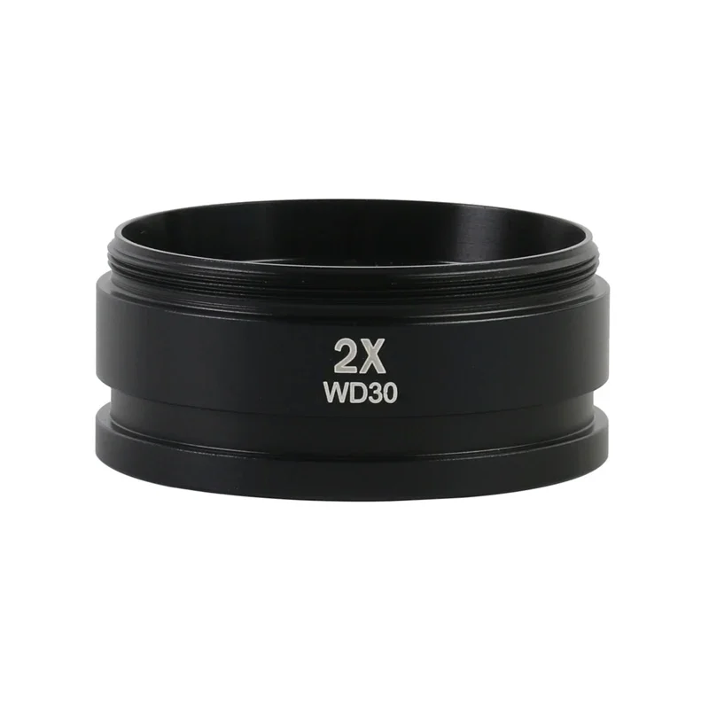 0.3X 0.5X 0.7X 0.75X 1X 1.5X 2X microscopio Trinocular microscopio Binocular estéreo lente objetivo auxiliar lente Barlow 48mm