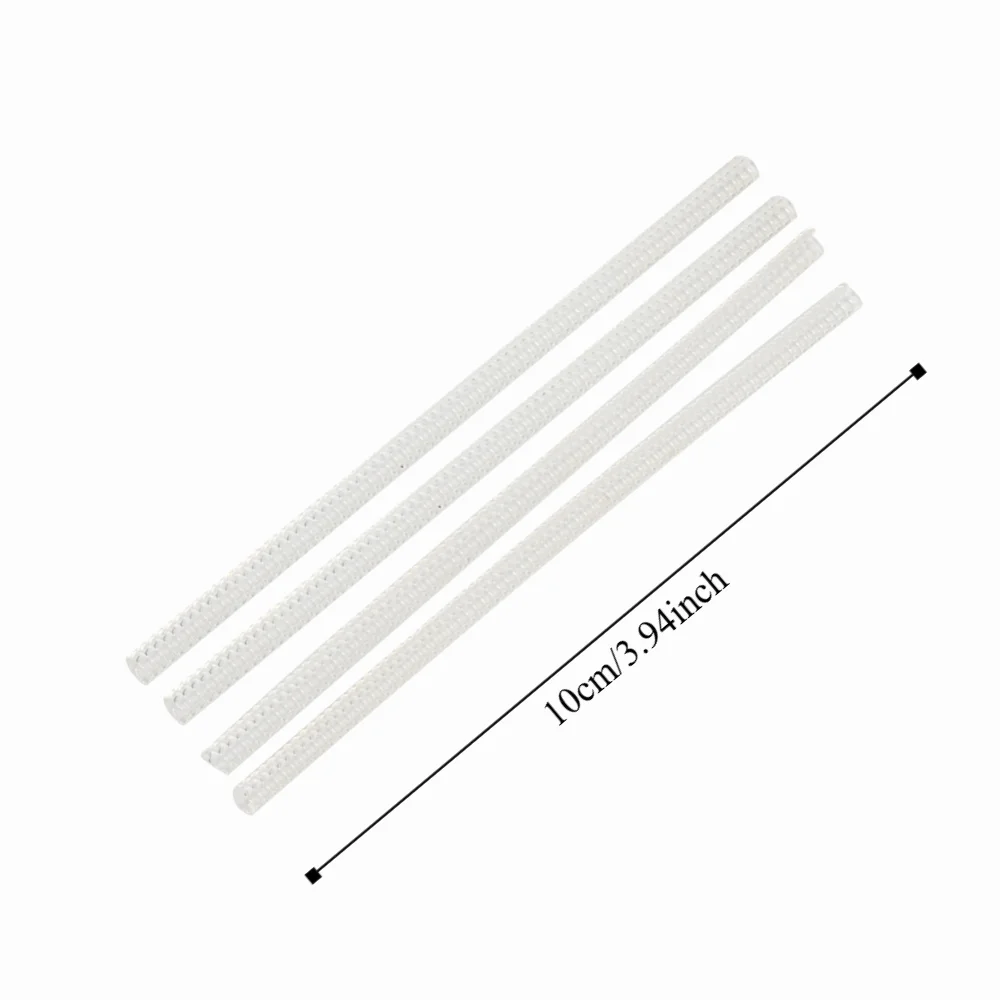 4pcs Universal Plastic Ring Size Adjuster Transparent Ring Reducer Ring Tightener Loose Rings