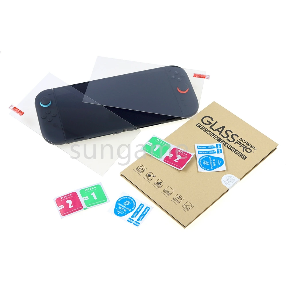 20sets Tempered Glass for Nintendo Switch 2 Screen Protector Clear Anti-Scratch Protective Film For Switch2 Console Accessories