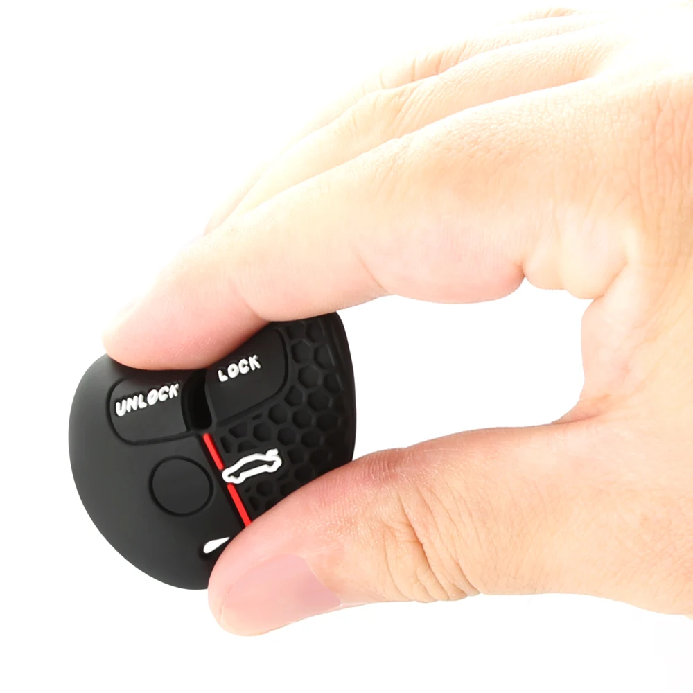 غطاء حافظة مفاتيح السيارة من السيليكون ، إكسسوارات لميتسوبيشي لانسر ، إكس ، تطور ، جراندي ، اوتلاندر ، تريتون ، باجيرو ، ASX ، 2 ، 3 أزرار #5