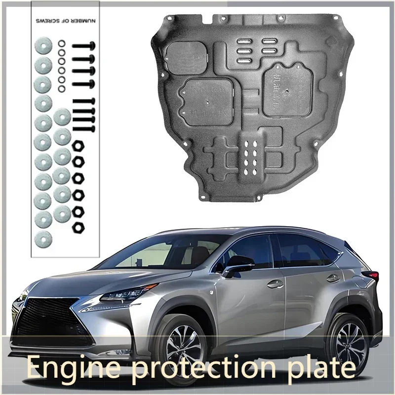 

Car Engine Splash Shield Guard Mud Fender Cover Mudguard Protector Black Accessories Shield Cover for Lexus NX200 2015-2020
