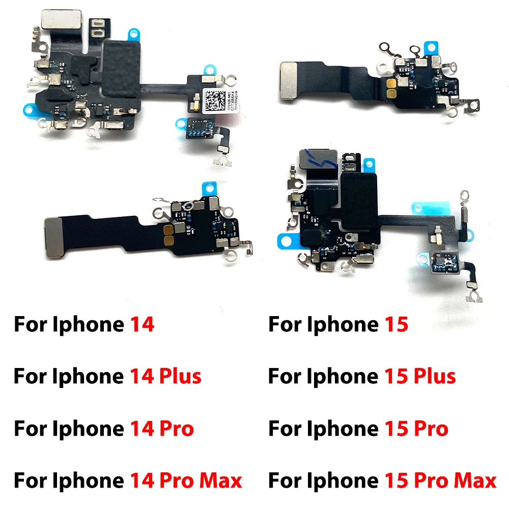 20Pcs/Lot, Good Quality Wifi Antenna Connector Signal Flex Cable For Iphone 13 14 15 Mini Pro Max 14 15 Plus Wifi