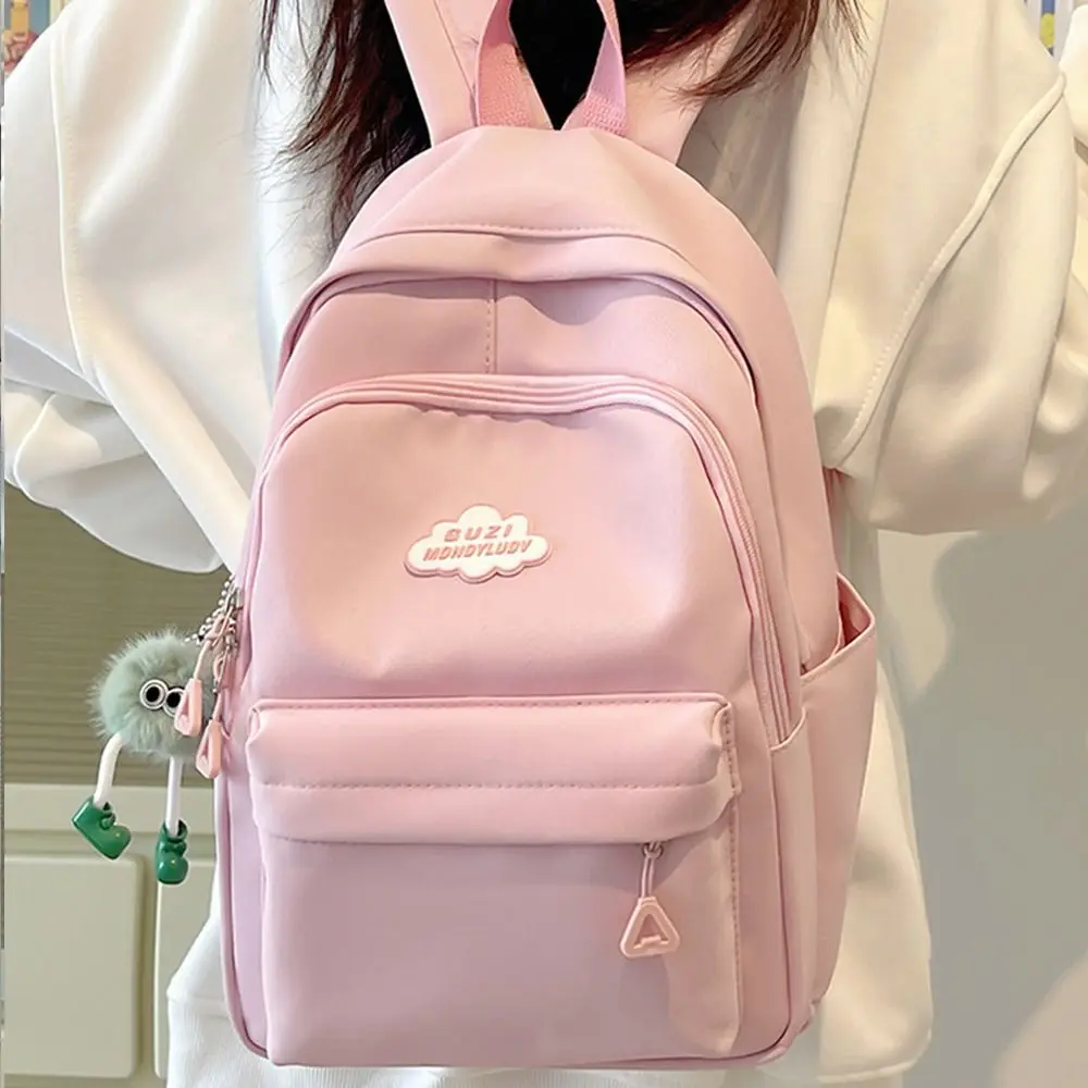 Kreatives Geschenk Rucksack mit großer Kapazität Harajuku Nylon transparente Handtaschen wieder verwendbare Umhängetasche für den täglichen Gebrauch