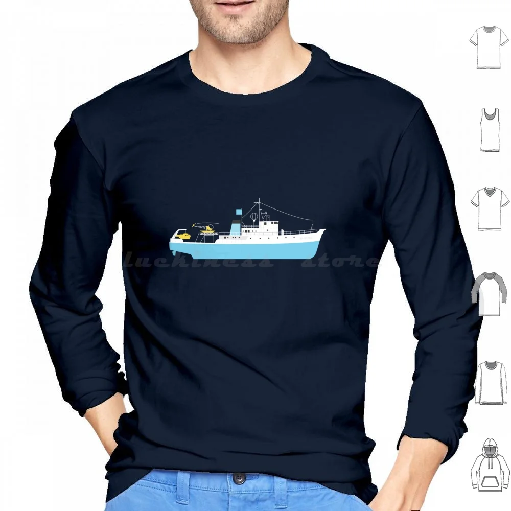 Life Aquatic By Steve Zissou-The Belafonte Hoodies Long Sleeve Life Aquatic Steve Zissou Zissou Zisou Wes Anderson