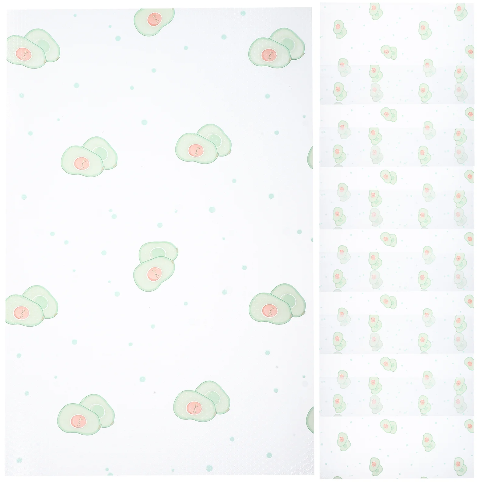 

8Pcs Refrigerator Mats Washable Anti-Spill Non-Slip Liners for Fridge Shelves Drawers Freezer Pantry Cupboard Countertop Shelf